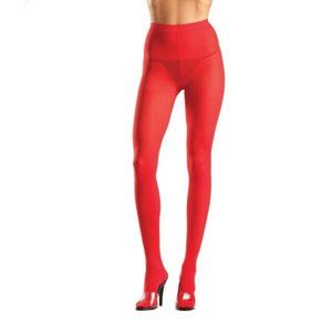 4 pair BeWicked Opaque sexy stockings Purple, red‎ , orange, green